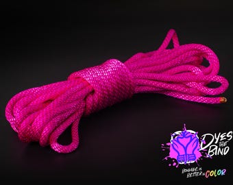 Mean Magenta Solid Braid Nylon Shibari Rope