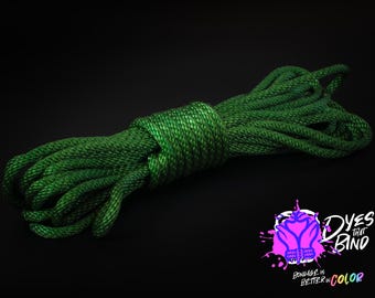 Forest Green Solid Braid Nylon Shibari Rope