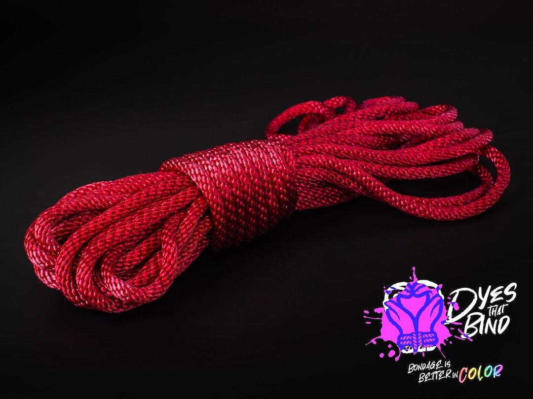 Sabry Rope Sanguine Red Solid Braid Nylon Shibari Rope - Etsy