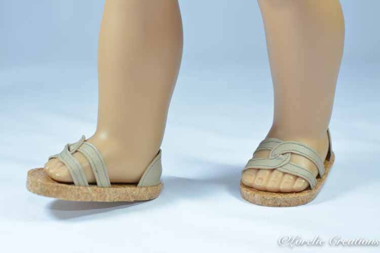 American Girl or 18 inch doll SHOES SANDALS beach flip flops Etsy