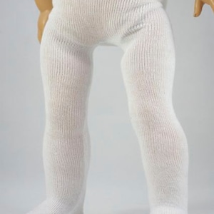 TIGHTS LEGGINGS Hose Socks in White or Black Options for 18 Inch Doll Bild 1