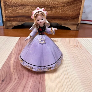 Josef Originals ISRAEL International Miss Birthday Series Girl Figurine, Vintage Doll from Israel