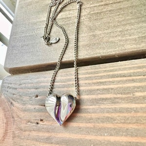 ◆VINTAGE HOLLYWOOD◆ Colorful Heart Necklace VH2313NE008B Ribbon Heart Necklace – Brandy Melville Online Japan