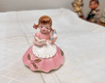 Vintage Josef Originals ON THE PHONE Housekeepers Series Ceramic Figurines