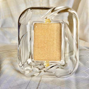 Mikasa Vintage Crystal Photo Frame, Vintage Floral Crystal Frames, Mikasa Crystal, Crystal Wedding Photo Frames
