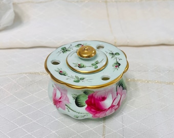 Vintage Made in England Porcelain Ink Well, Vintage Writing Tools, English Collectibles, Vintage Ink Wells, Calligraphy Ink Wells, Pen & Ink