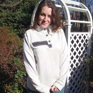 Specialty Sweater Right Chest Zipper Clothing to Fund Cancer Research Port Shirt Chemotherapy Chemo Treatments image 1