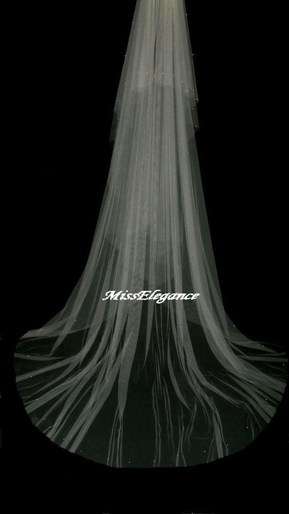 2 tier long veil
