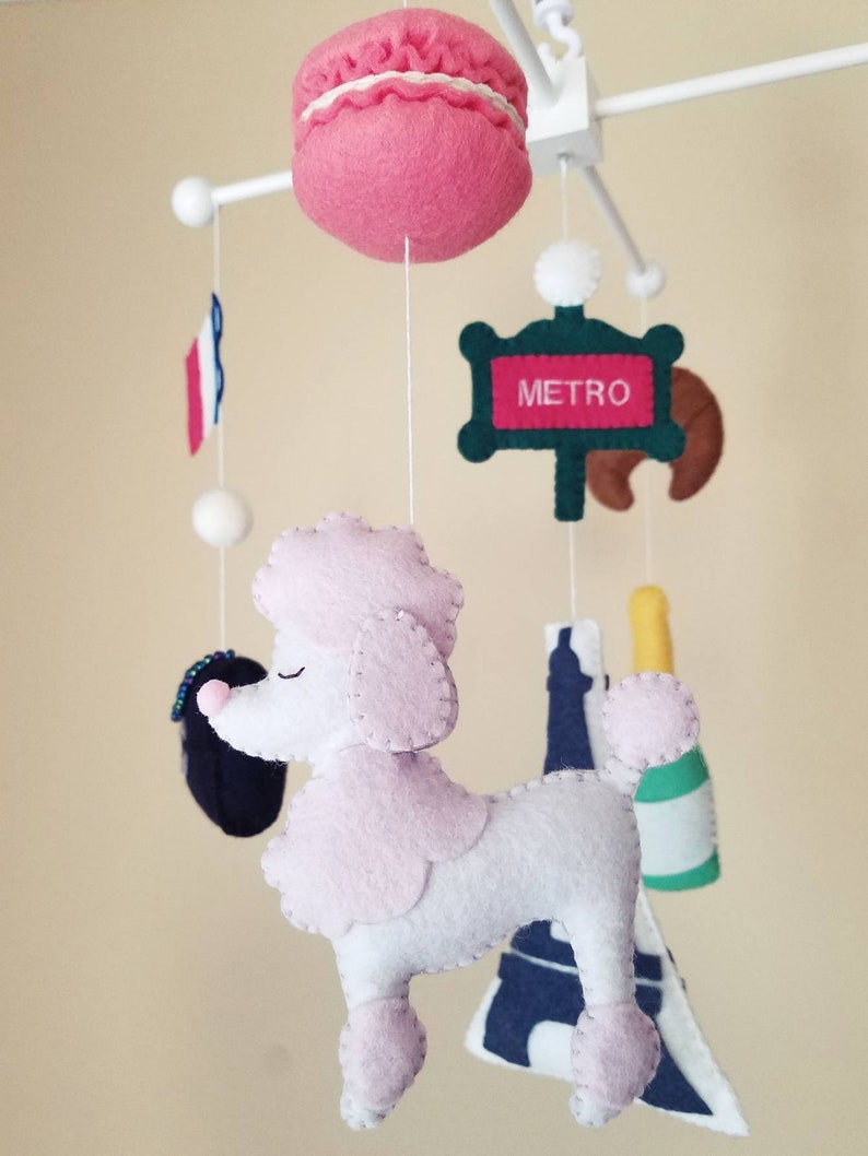 Paris mobile French themed mobile French nursery decor Etsy