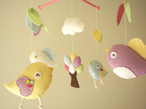 bird mobile for nursery