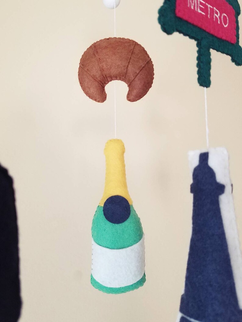 Paris mobile French themed mobile French nursery decor Etsy