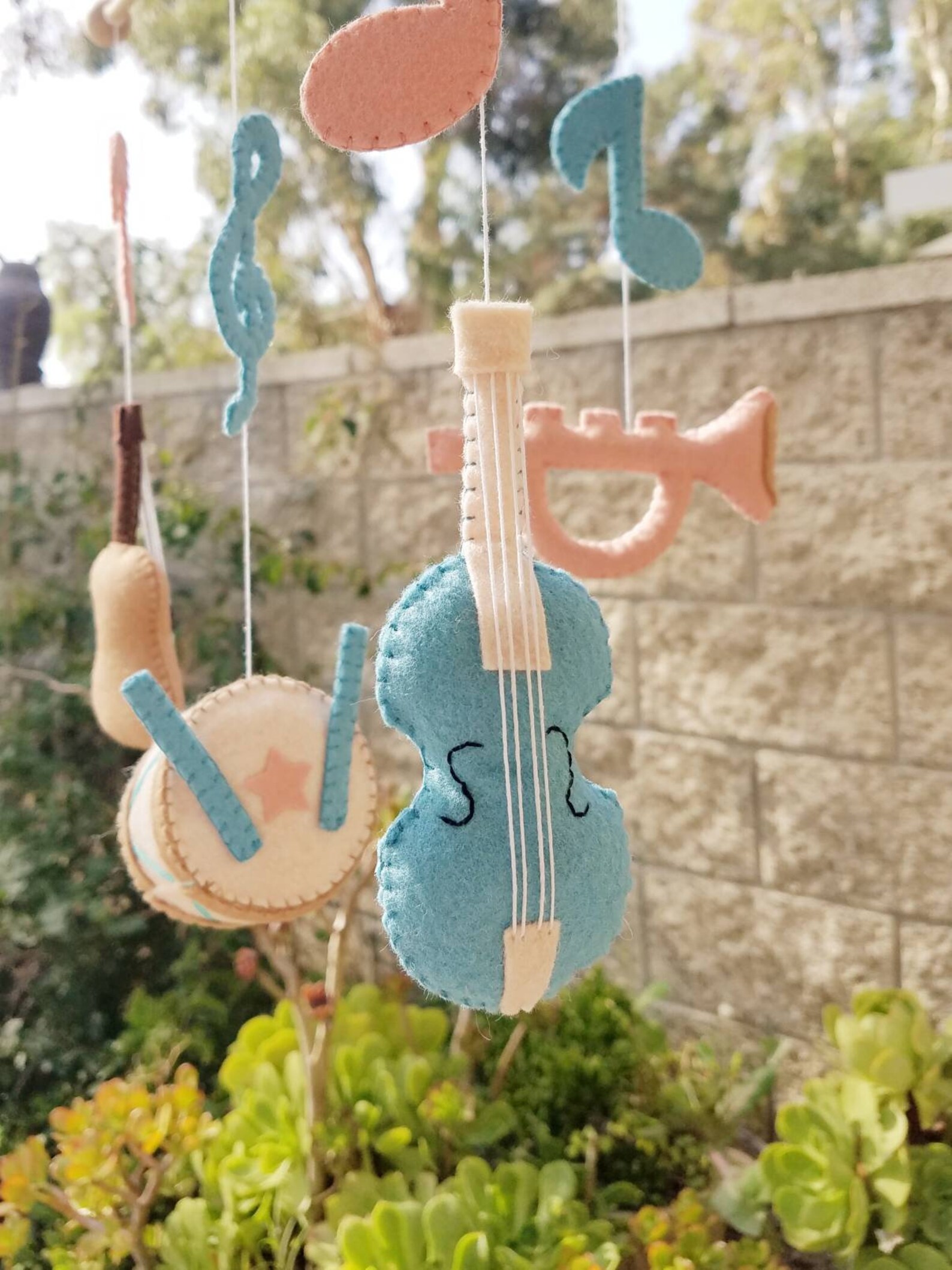 Musical instrument mobile Baby mobile Crib mobile Guitar Etsy
