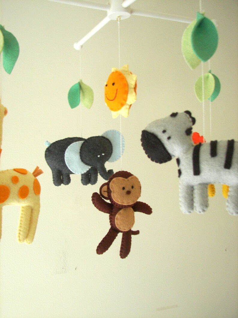 Safari mobile safari baby mobile crib mobileSafari nursery Etsy