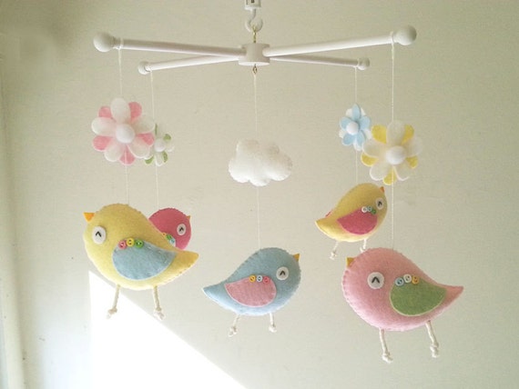 bird baby mobile