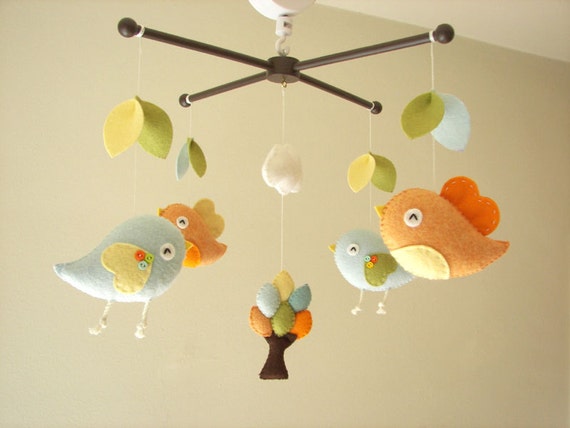 bird crib mobile