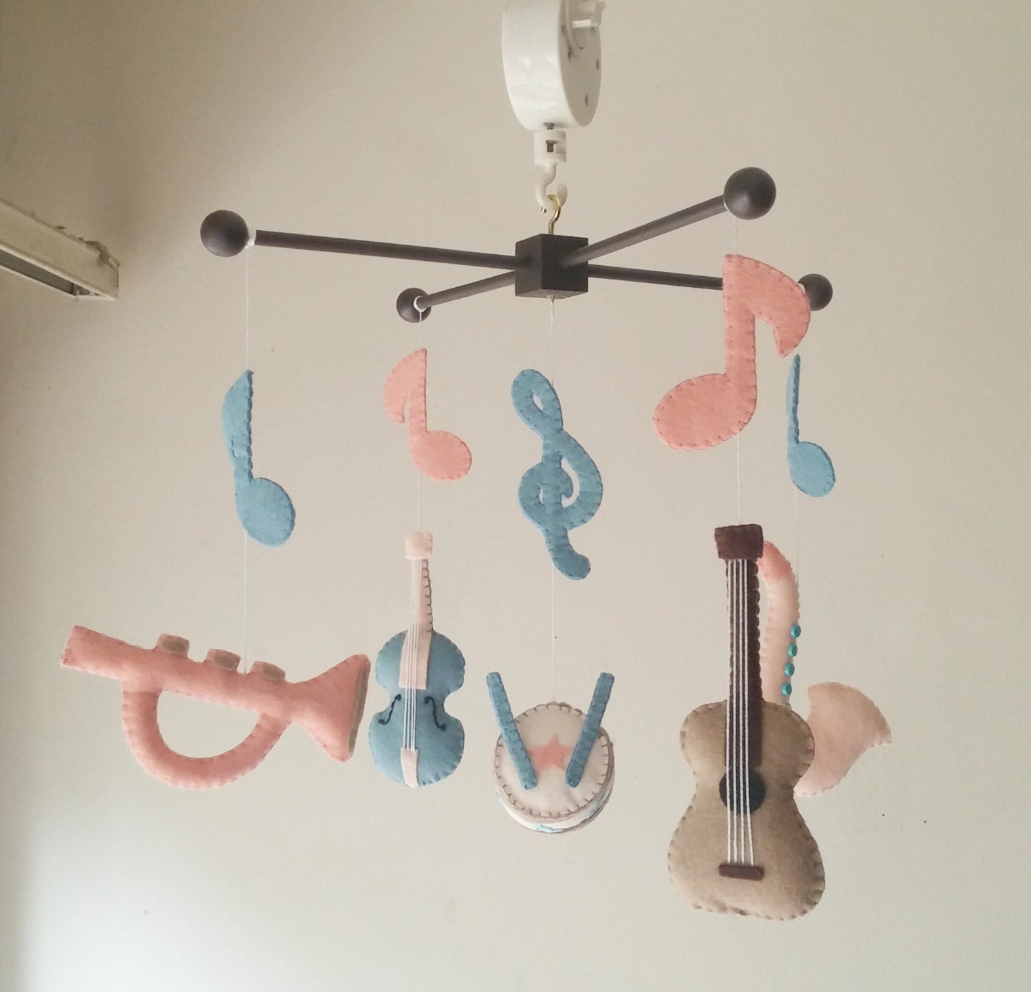 Musical instrument mobile Baby mobile Crib mobile Guitar Etsy