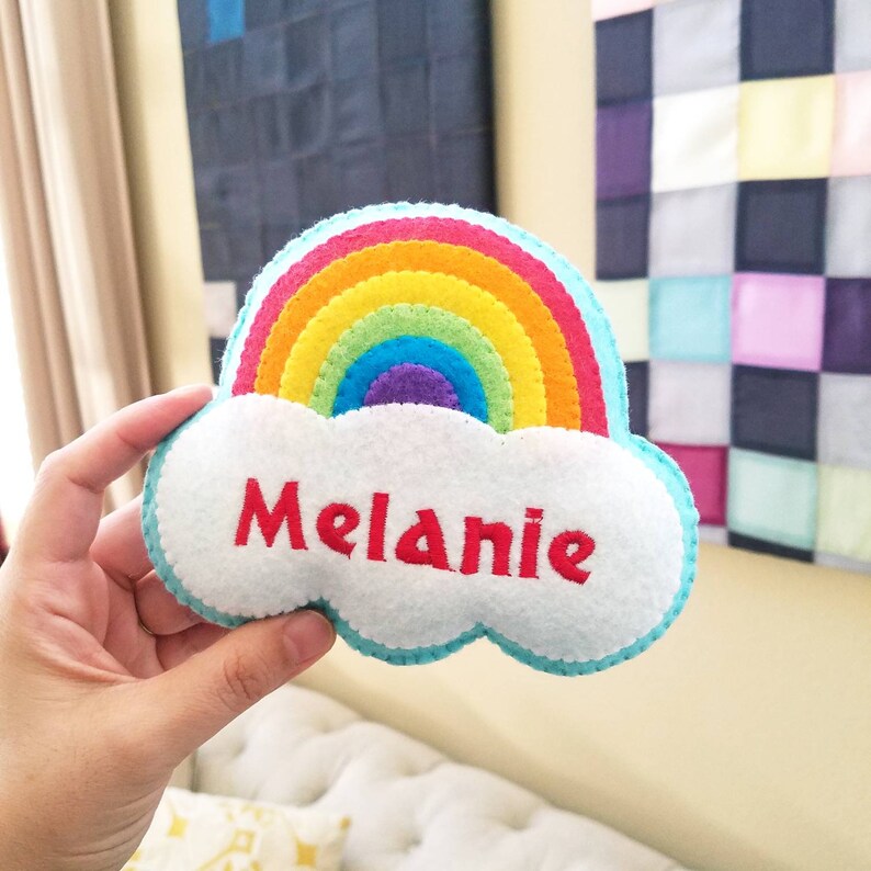 Personalized baby gift Rainbow baby Rainbow mobile baby Etsy