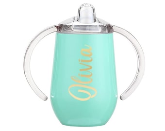 Personalised Sippy Cup Stainless Steel