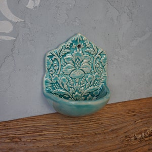 Ceramic HOLY WATER FONT / Small Home Decor image 7