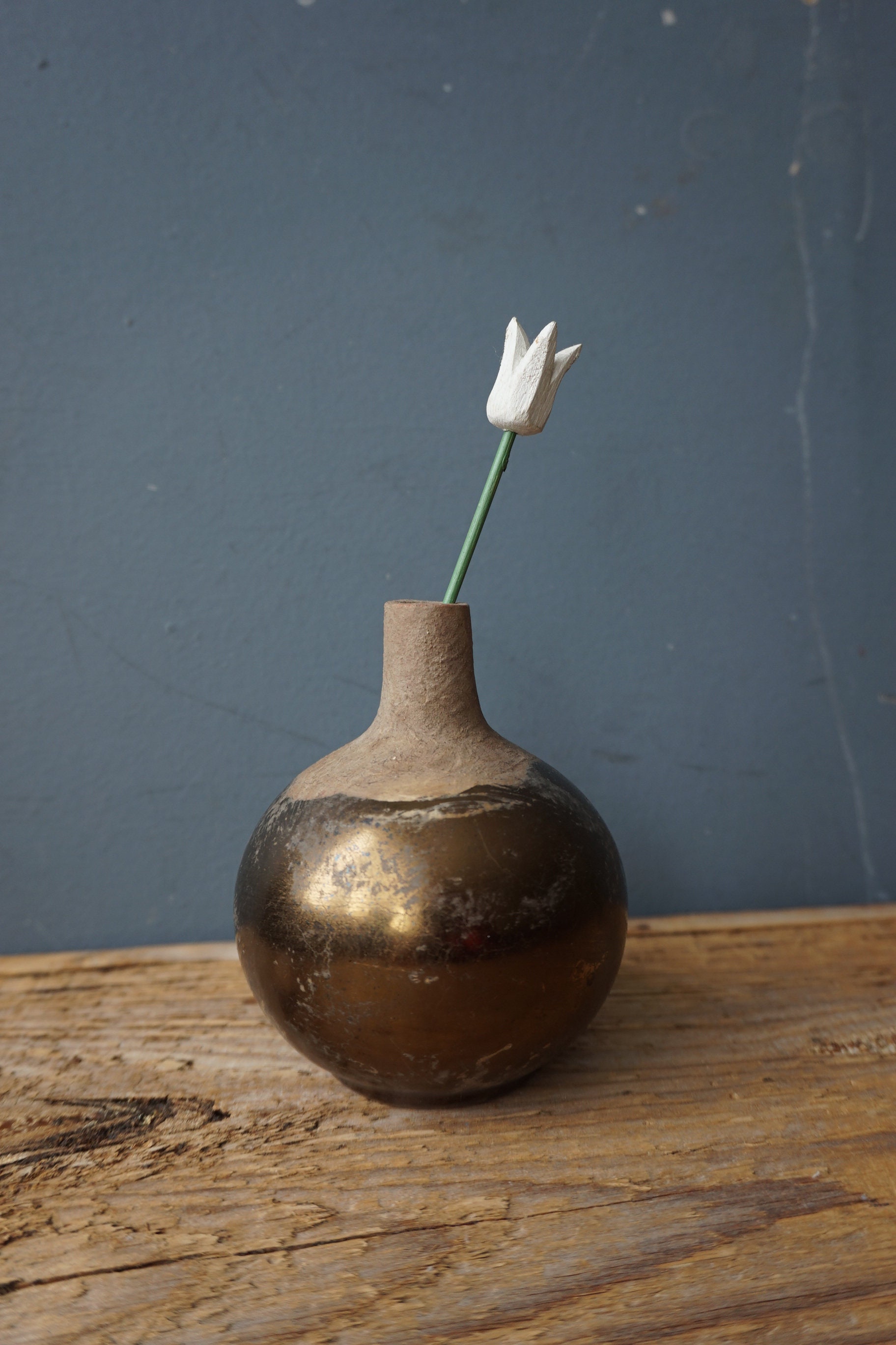 Vintage ceramic VASE / Tiny Vase / Small One flower Vase Etsy