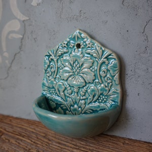 Ceramic HOLY WATER FONT / Small Home Decor image 3