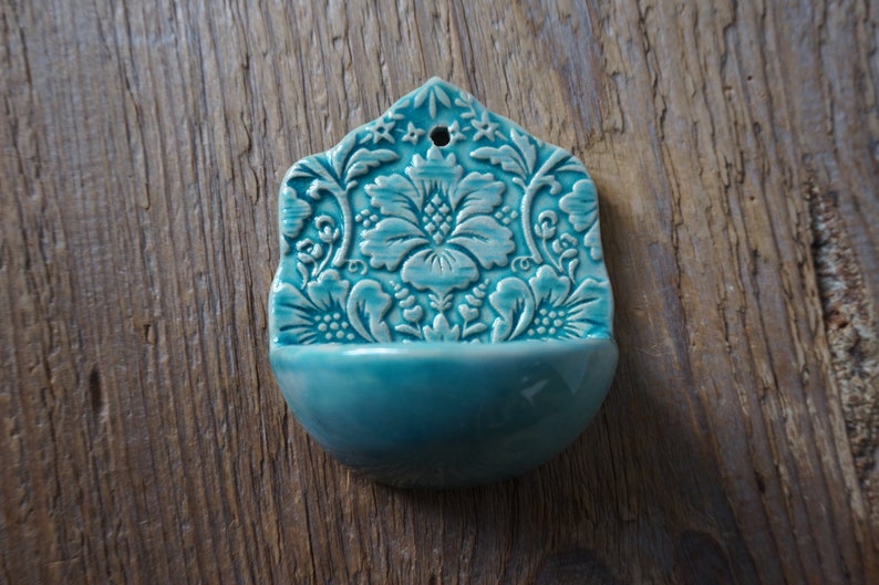 Ceramic HOLY WATER FONT / Small Home Decor image 9