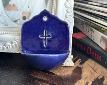 Ceramic HOLY WATER FONT / Spiritual Home Decor