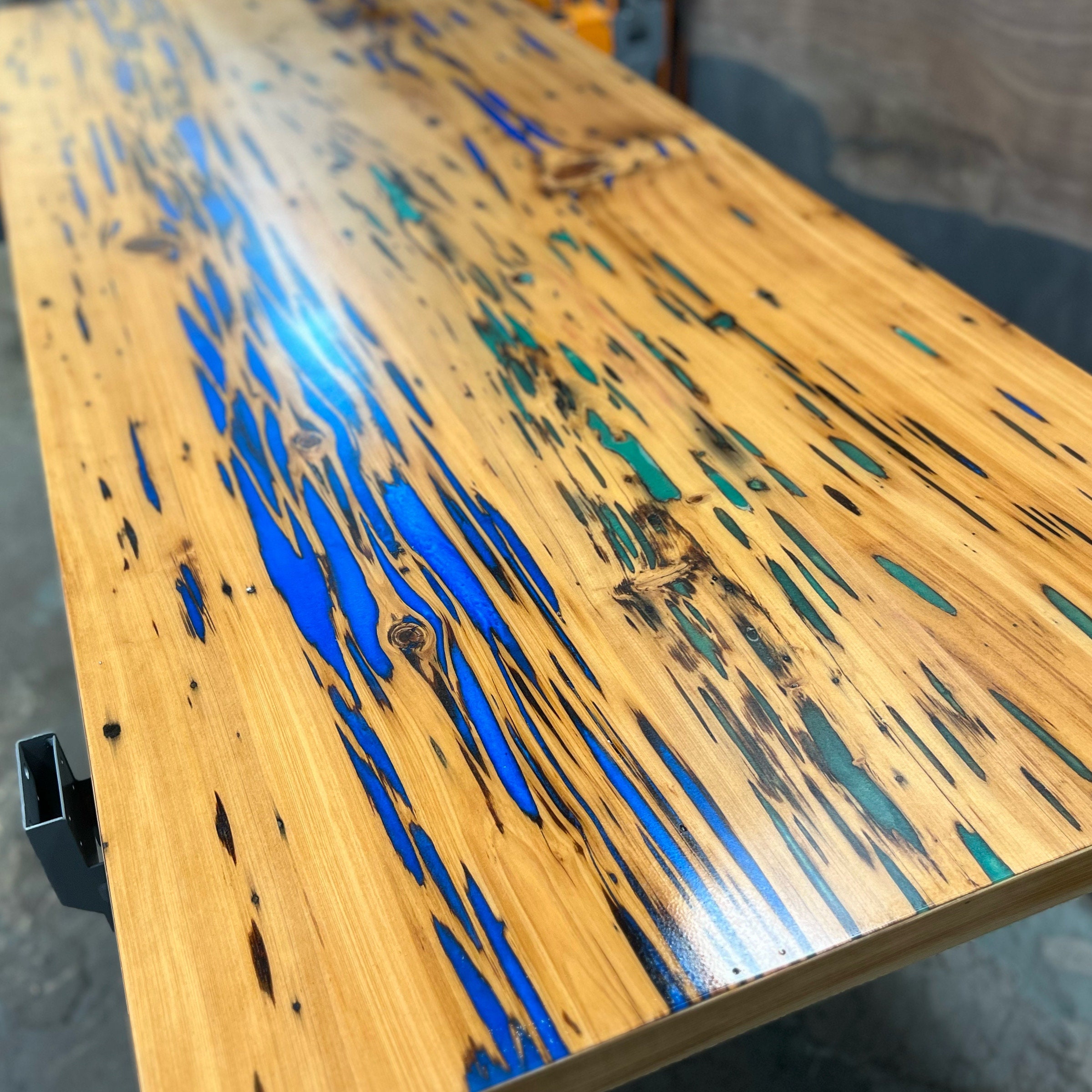 Cypress cheap resin table