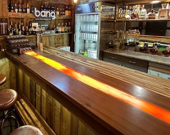 Barra de bar de resina epoxi de color ¡Un producto