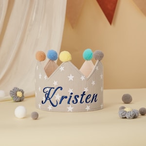 Personalized Crown for Baby and Children's Birthday Crown for Party Decor Custom Crown for Kids Name Crown Keepsake for First Birthday Party