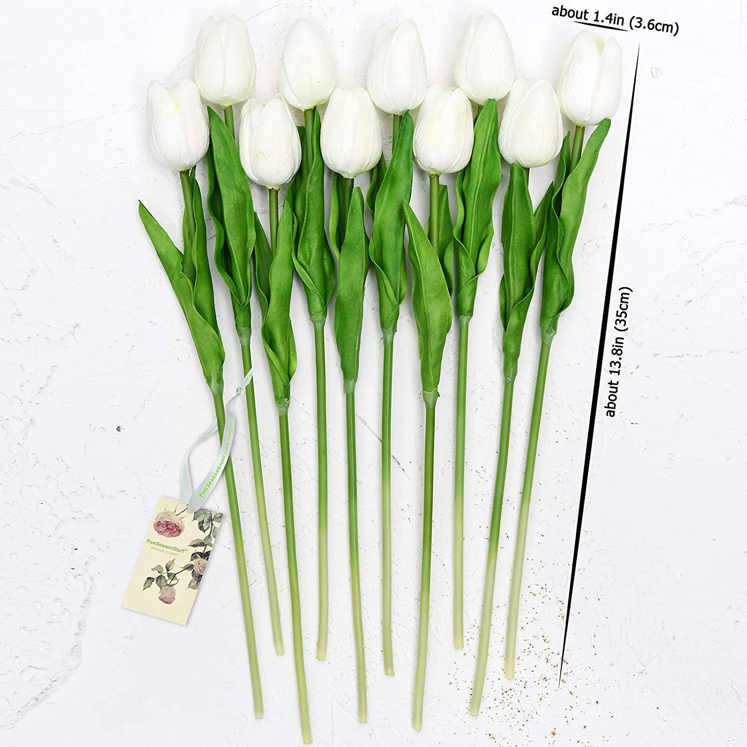 10 Stems Real Touch Tulips Artificial Tulips Flowers Etsy UK