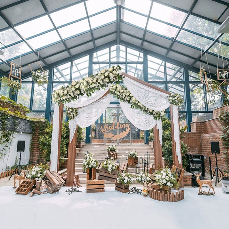 100cm Wedding Flower Row Silk Fake Flowers Wedding Reception Etsy