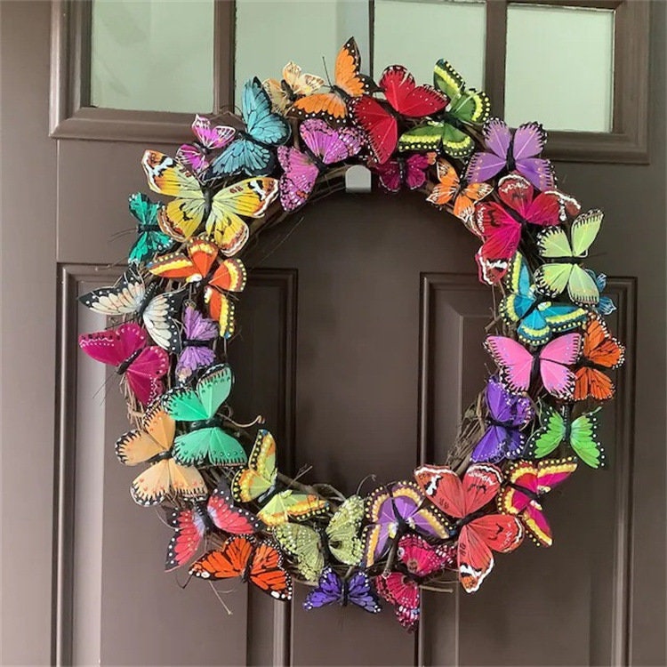 1pcs 30cm Random Color Artificial Butterfly for Garden Decorations Fak – Artificial  Butterflies