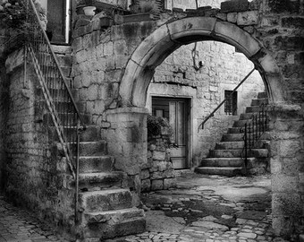 Crotia, Trogir, Protal and Passages, Stone steps, Stairs, Doors