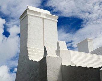 Bermuda Sky 5: House Detail, Architecture, Windows, Blue Sky, Bermuda