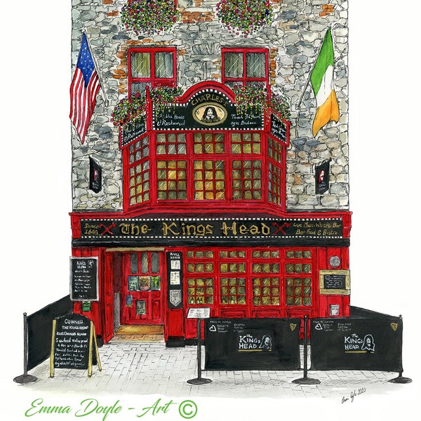 Irish pub - The Kings Head, Galway, Ireland