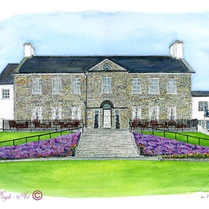 Irish print - The Falls Hotel, Ennistymon, Clare, Ireland
