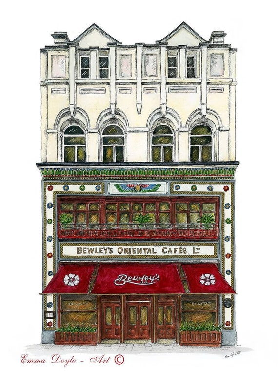Dublin Landmark Bewley's Grafton Street 