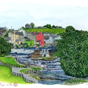 Irish Scenery -  The Cascades, Ennistymon, Co. Clare, Ireland
