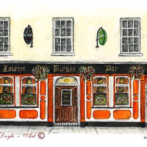 Irish Pub - Burke&#39;s Bar, Carrick On Shannon, Ireland