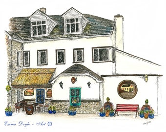 Irish Pub - Johnny Burke's, The Armada Hotel, Spanish Point, Co. Clare , Ireland