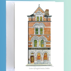 Irish Greeting Card - Pack of Ten - Buildings of Dublin, Ireland