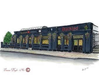 Dublin Pub - The Blackbird, Rathmines, Dublin, Ireland