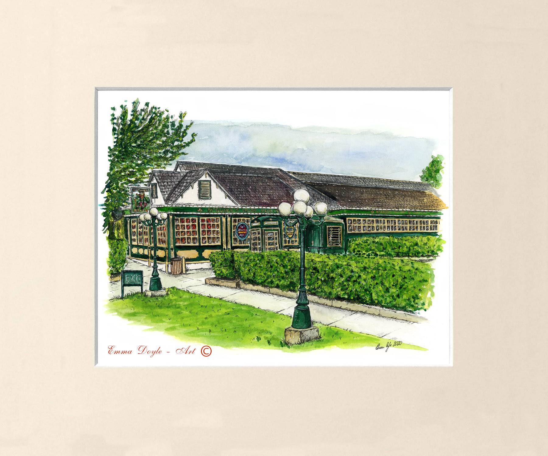 Irish Bar Mcguires Pub Pensacola Florida Usa Etsy
