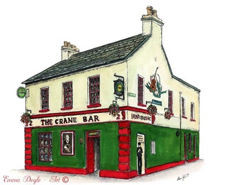 Irish pub - The Crane Bar, Galway Ireland