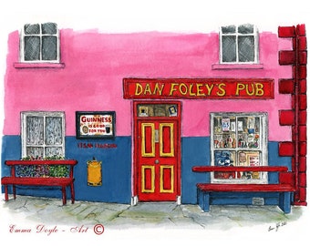 Irish pub - Dan Foley's, Annascaul, Co. Kerry, Ireland