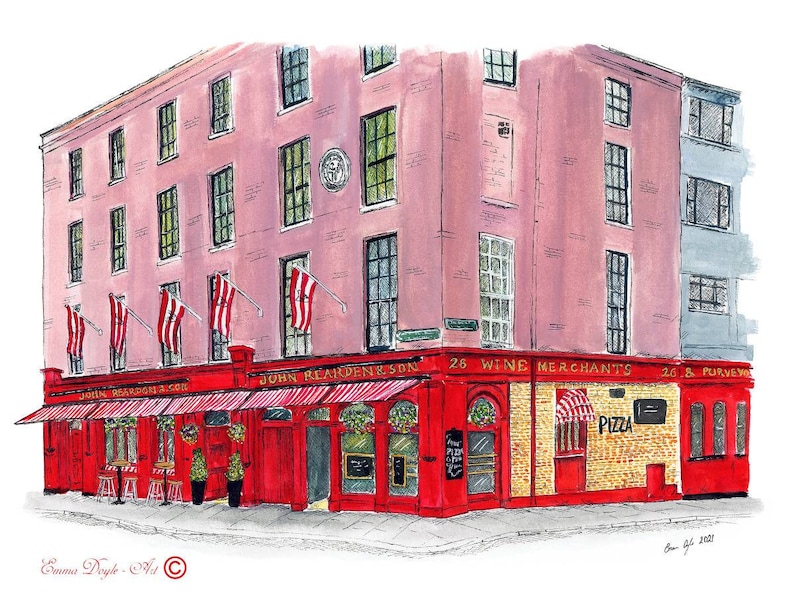 Irish Pub Reardens Bar Cork Ireland Etsy