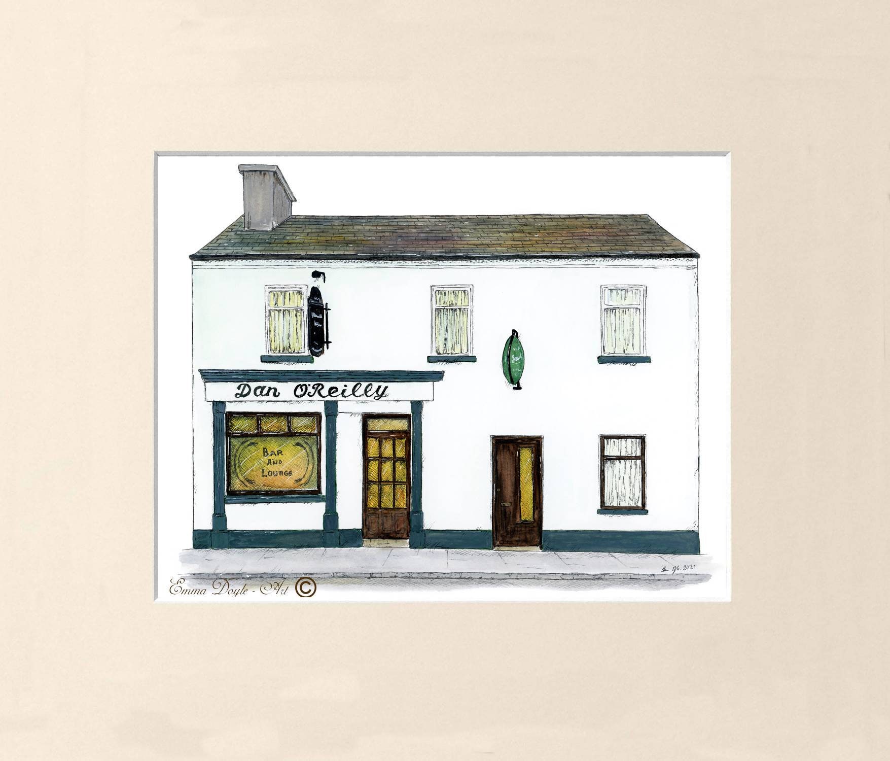 Irish Pub Dan O Reilly S Kilnaleck Co Cavan Etsy Finland