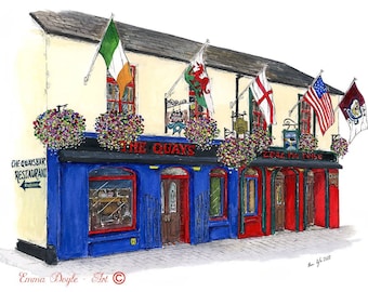 Irish Pub - The Quays Bar, Galway, Ireland