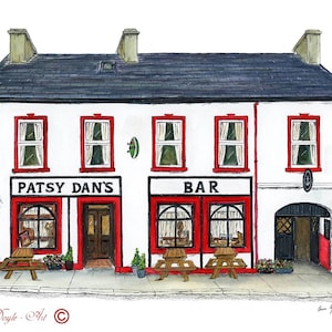 Irish Pub - Patsy Dan's Bar, Donegal, Ireland